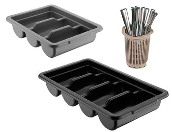 Plastikowe tace na sztućce	