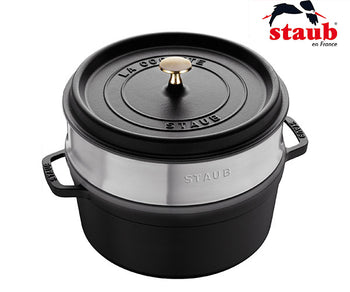 Cocotte z wkładką do gotowania na parze