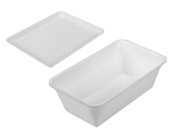 Miski / tace prezentacyjne białe - wolne od BPA	