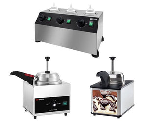 Podgrzewane dozowniki do sosów & podgrzewacze do sera / czekolady - Prime Gastro