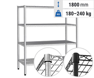 Regale - mit Drahtböden