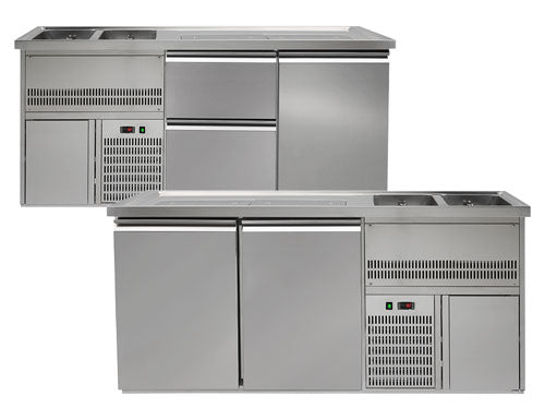 Barowe stoły chłodnicze - 1950 mm