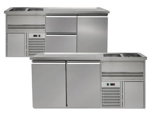 Barowe stoły chłodnicze - 1950 mm