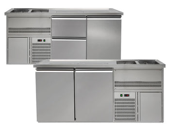 Barowe stoły chłodnicze - 1950 mm