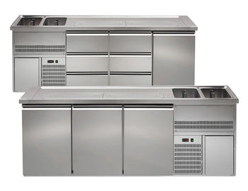 Barowe stoły chłodnicze - 2500 mm