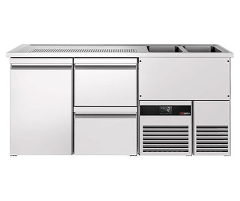 Barowe stoły chłodnicze - 1950 mm