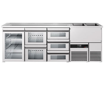 Barowe stoły chłodnicze - 2500 mm	
