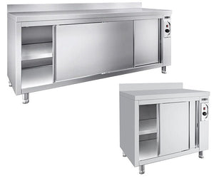 Szafki grzewcze głębokość 600 - z panelem tylnym