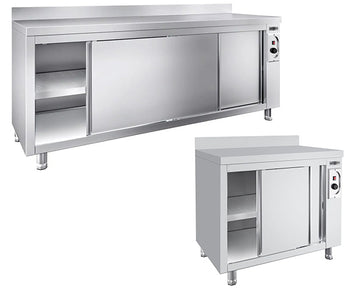 Szafki grzewcze głębokość 600 - z panelem tylnym