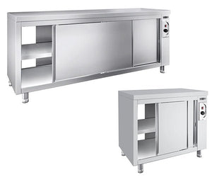 Szafy grzewcze o głębokości 700 - z drzwiami po obu stronach