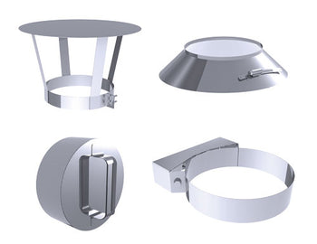 Ø 450 - Akcesoria do systemu wentylacji dwuściennej