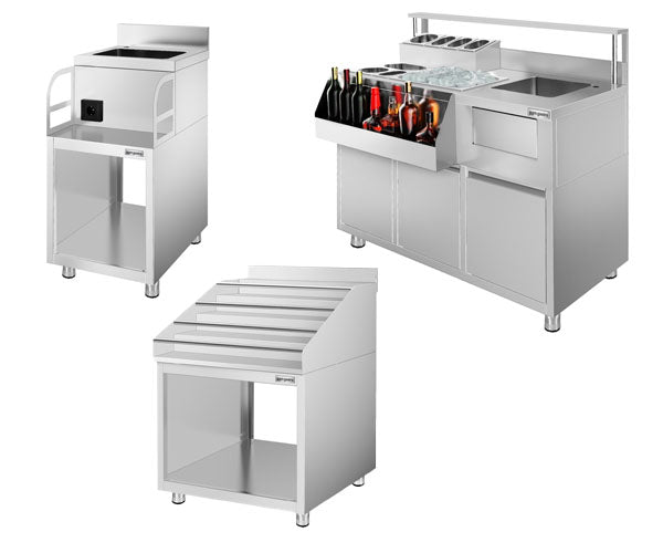 Cocktailbar-Stationen