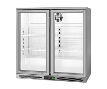 Lodówki barowe - srebrne