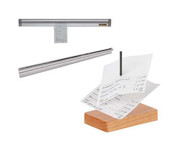 Szyny na paragony i szpikulce do rachunków