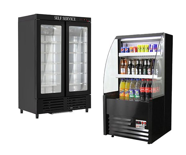 Chłodziarki do napojów i Witryny chłodnicze naścienne	