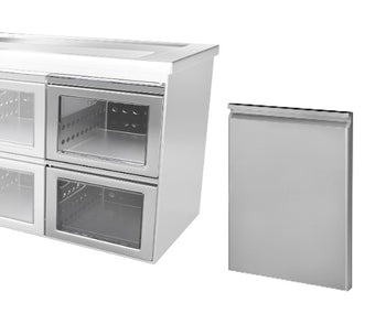 Szafki z szufladami i drzwiami