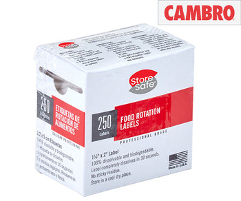 CAMBRO | StoreSafe® Rotacyjne etykiety