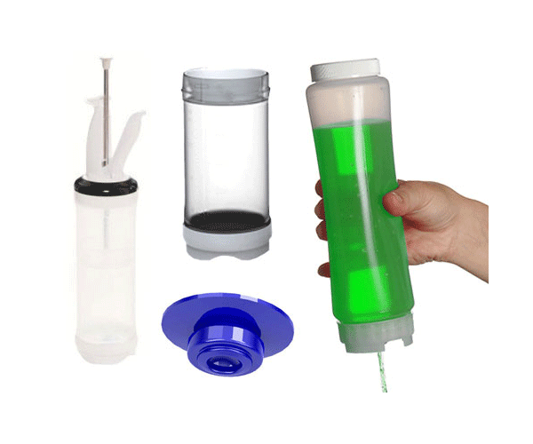 Butelki wyciskane i akcesoria