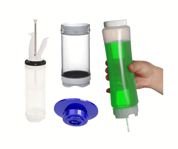 Butelki wyciskane i akcesoria