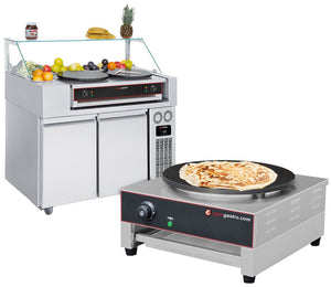 Mobilne stacje do przygotowywania potraw z naleśnikarką