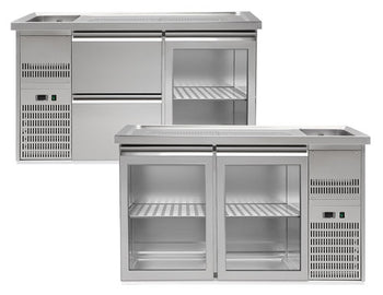 Barowe stoły chłodnicze - 1550mm