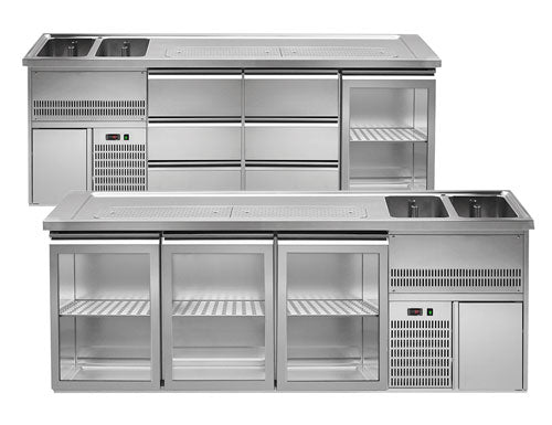 Barowe stoły chłodnicze - 2500 mm	