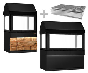 Grille na węgiel drzewny - wolnostojące