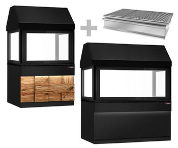 Grille na węgiel drzewny - wolnostojące