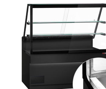 Lady chłodnicze - Toronto - Czarne - konwekcyjne