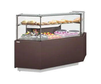 Narożne witryny cukiernicze