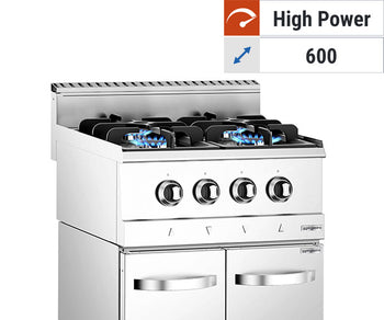 Kuchenki gazowe o wysokiej mocy - GIUSEPPE - 600