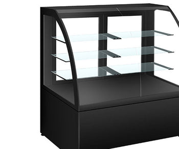 Witryny ekspozycyjne na ciasta  - Emil - Czarne	