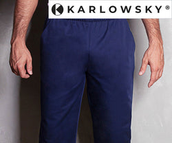 KARLOWSKY | Kaspar slip-on trousers, navy