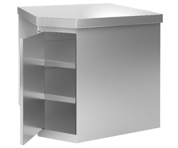 Narożne szafki wiszące naścienne