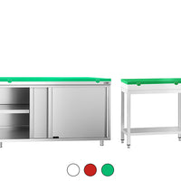 Stoły/szafki robocze z deską do krojenia