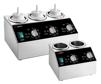 Podgrzewane dyspensery do sosów