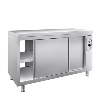 Robocze szafki grzewcze 700 z drzwiami po obu stronach