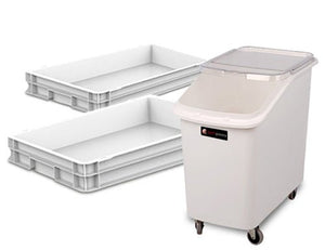 Wózki na mąkę i pojemniki na ciasto - Prime Gastro