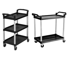 Wózki do serwowania wykonane z tworzywa sztucznego