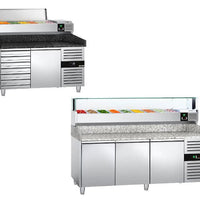 Refrigerated pizza tables