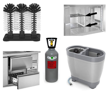 Akcesoria do Barowych stołów chłodniczych