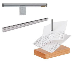 Szyny i szpikulce do paragonów