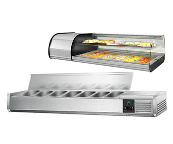 Gabloty górne i gabloty na sushi	