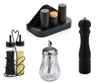 Pojemniki na przyprawy i organizery stołowe