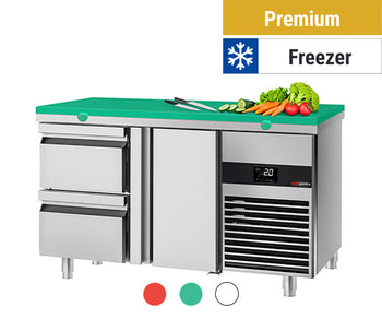 Stoły mroźnicze z deską  do krojenia	