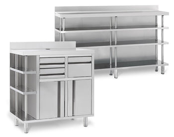 Dolne szafki na kawę