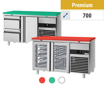 Stoły chłodnicze/zamrażarki z deską do krojenia	