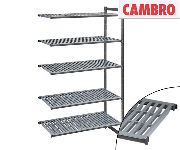 Anbauregal - 610mm - geschlitzt