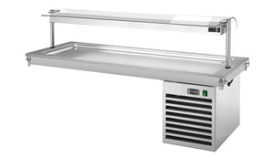 Ze szklaną ochroną przed kaszlem (jednostronna)	