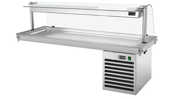 Ze szklaną ochroną przed kaszlem i przednią szybą